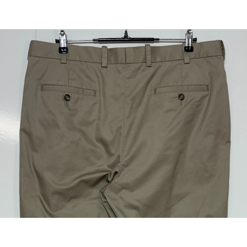 John Nordstrom Pants Mens 38X30 Gray Supima Smartcare Wrinkle Free Actual 38X31 - Picture 6 of 8